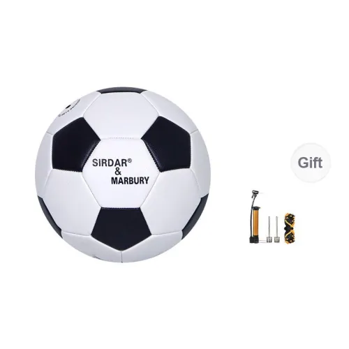 SIRDAR Size 4 5 Size Soccer PVC Machine Stitched Soccer Ball Unisex Black White