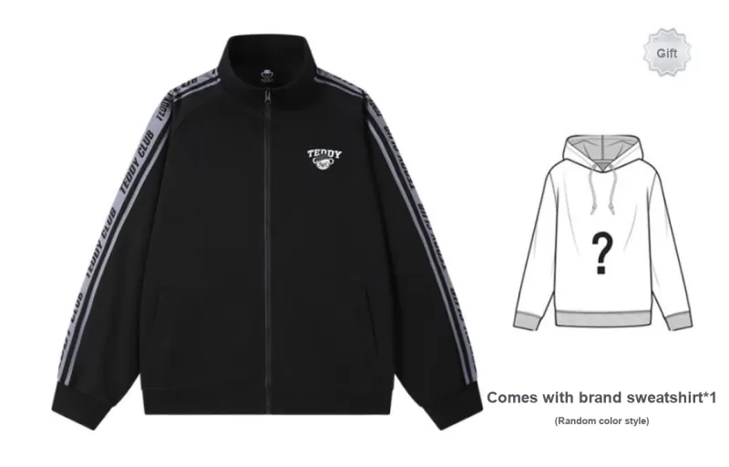 Teddy Bear Collection Sport Club Series Sweatshirt Jacket Unisex-4