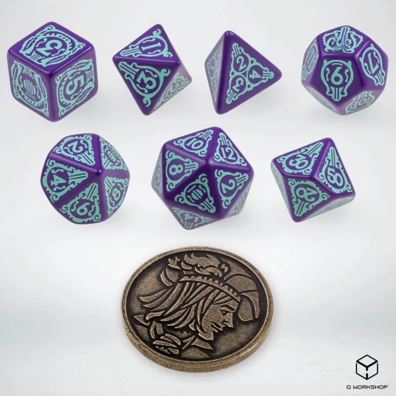 Q WORKSHOP The Witcher Dice Set. Dandelion   Half A Century Of Poetry Board Games-4