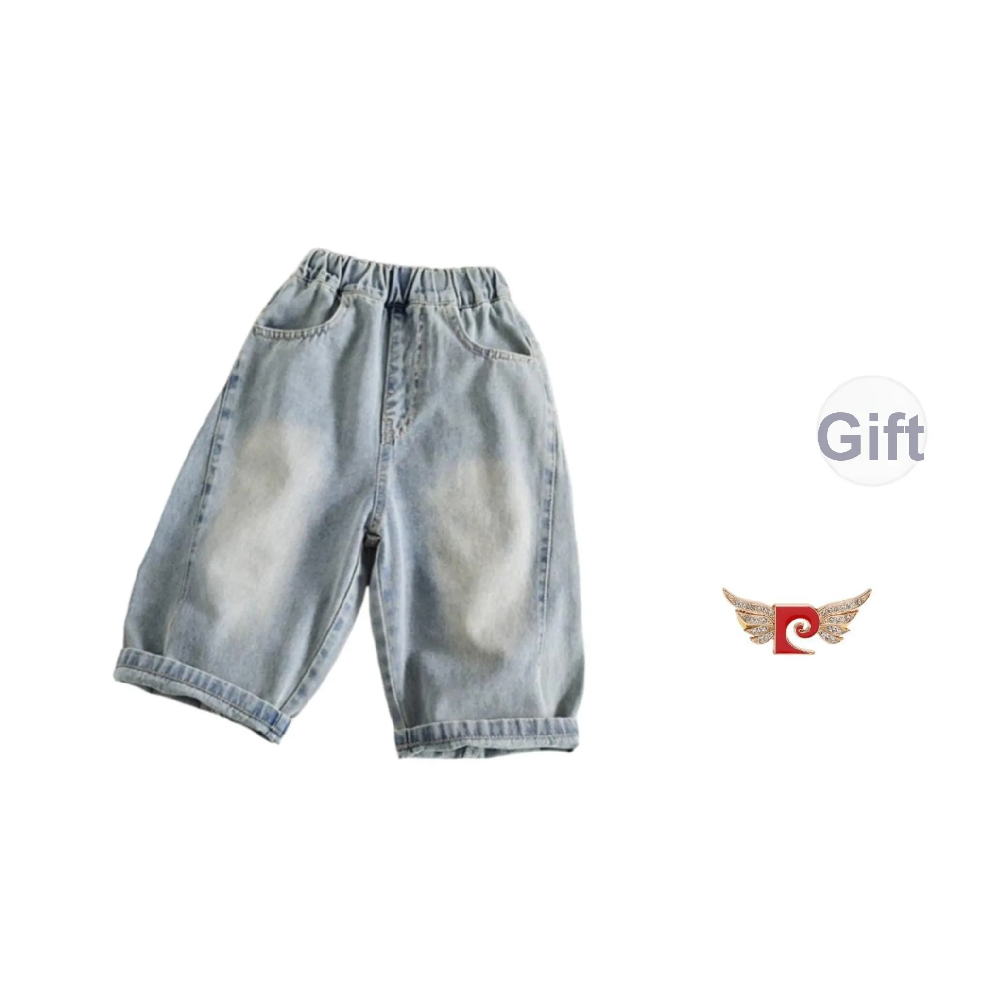 PIERRE CARDIN Handsome Мальчики' Брюки Детский Школьный возраст Лето Позиционирование стиля Капри Штаны