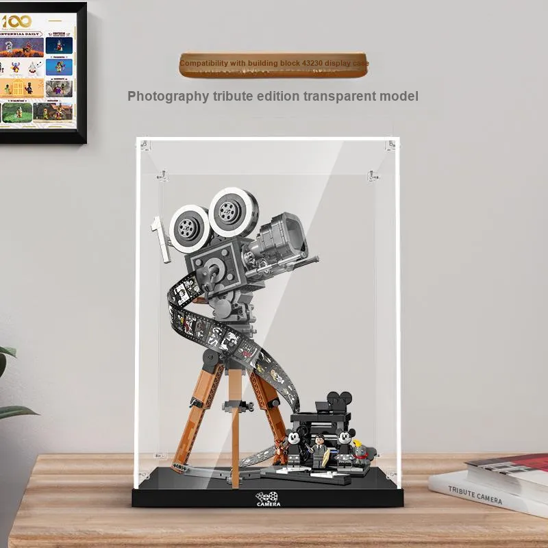 LIGHT YOUR BRICKS Compatibility Building Block 43230 Camera Tribute Edition Display Case Model Accessories-12