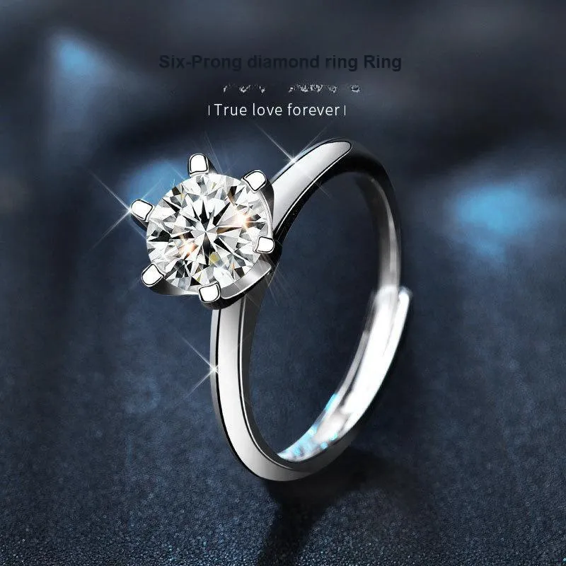 WUMZK 925 Sterling Silver Rings Unisex-1