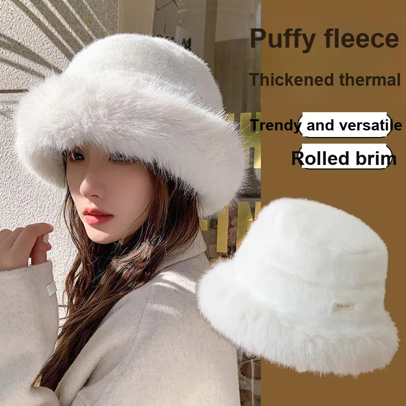 Shizhu Thickened Bucket Hats Women's-2