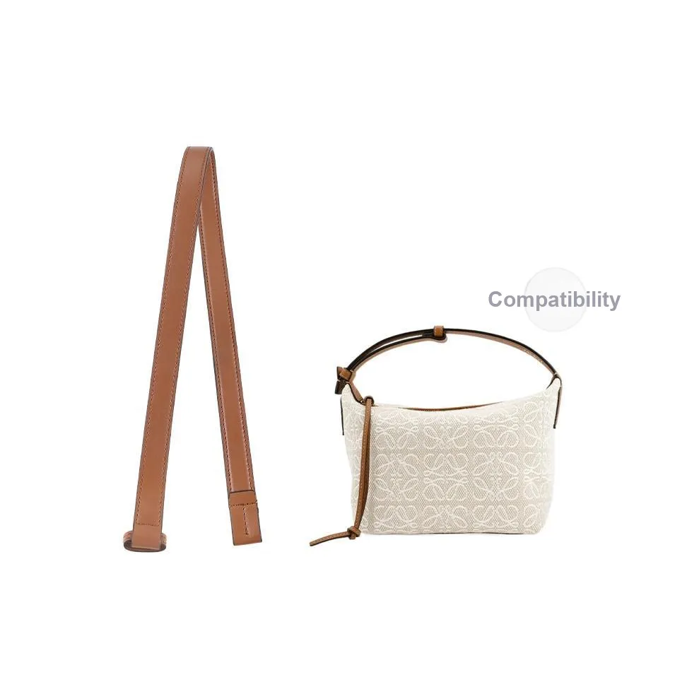 Lan Bao Fan Cow Leather Shoulder Strap Bag Accessory Women's Brown