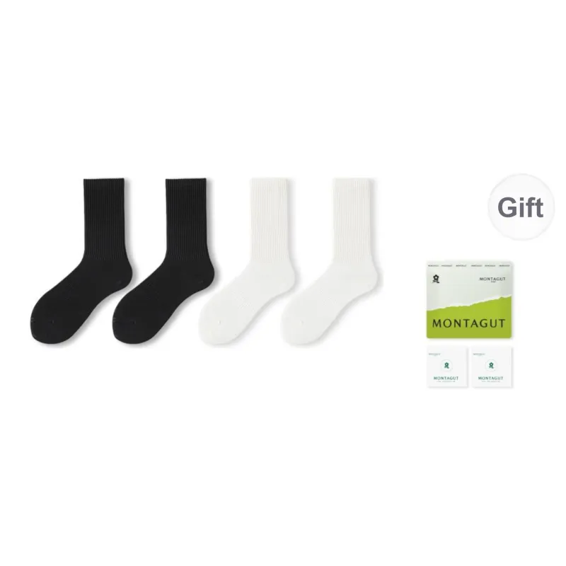 Montagut Mid Calf Socks Unisex 4 Pack-16
