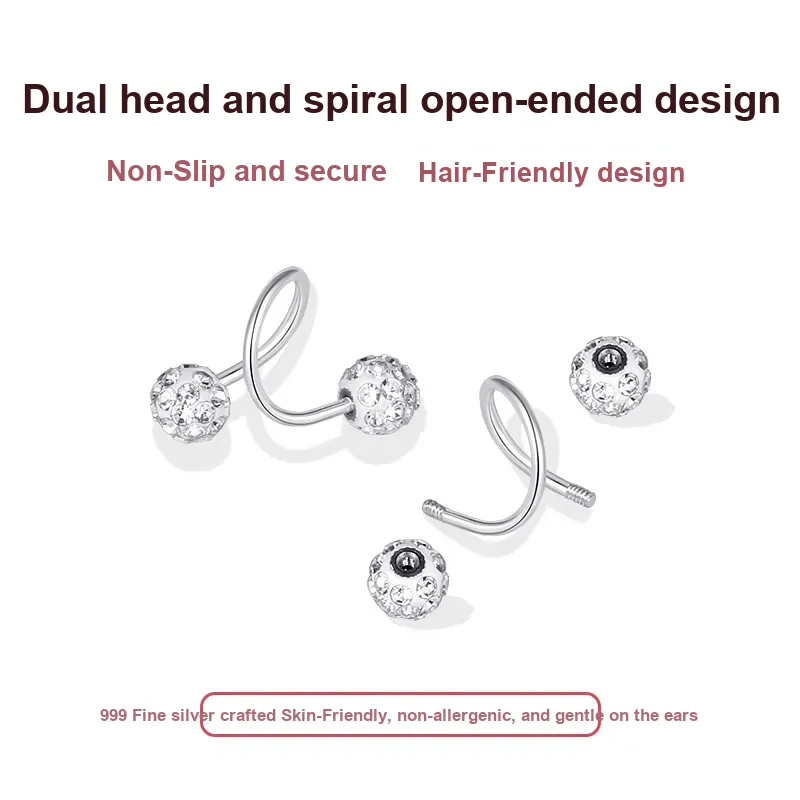 Daisy Dream 999 Fine Silver Stud Earrings Women's-2