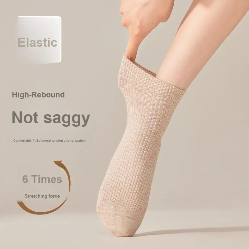 PLANDOO Mid Calf Socks Unisex Shopping Bag 3 Pack-8
