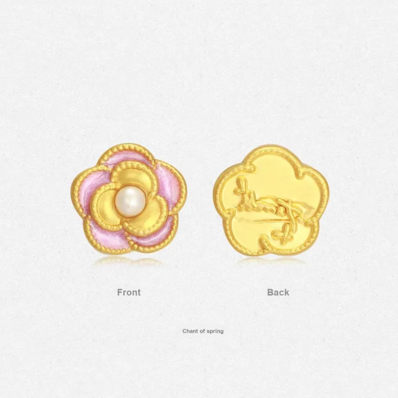CHOW TAI SENG Wrist Beauty Series Gold Bracelet Women's-2