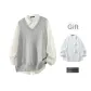 Gray+White[Shirt]