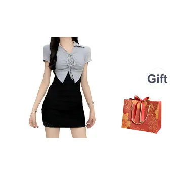 CHANGE SHE Short Sleeved Dress Women's