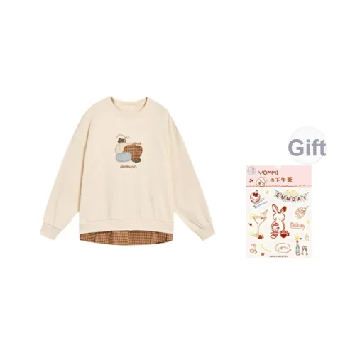 ZIHAN Бежевый Золото Женский Свитшот