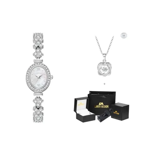 LIBER AEDON Кварцевый механизм Жемчужная раковина Цвет циферблата Женские часы Коробка признания в любви