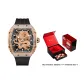 Rose Case Rose Dial Vinyl Strap (Rhinestone-Embellished)-Christmas Box