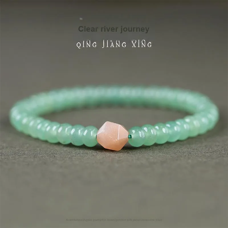 SHUZHUO Aventurine Bracelets Unisex-2