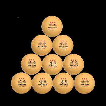 BO KA Table Tennis New Material ABS 40+ Professional Training 20 Pack Yellow