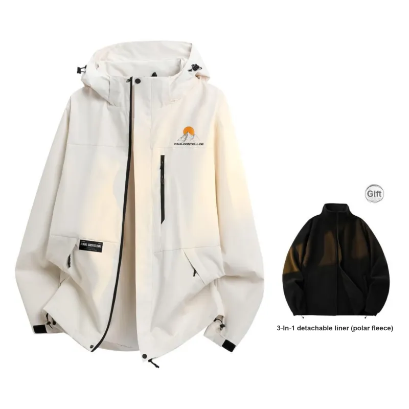 PAUL COSTELLOE Windproof Warm And Breathable Windbreaker Jacket Unisex-21