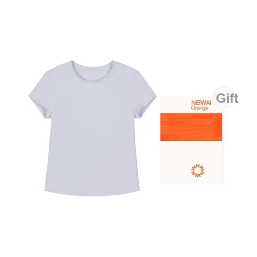NEIWAI Стандартный Короткий Рукав Т-Рубашки с Комплектом в Наборе Женские