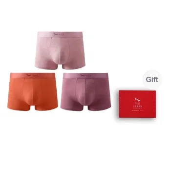 RED DRAGONFLY Cotton Panties Men's 3 Pack Box