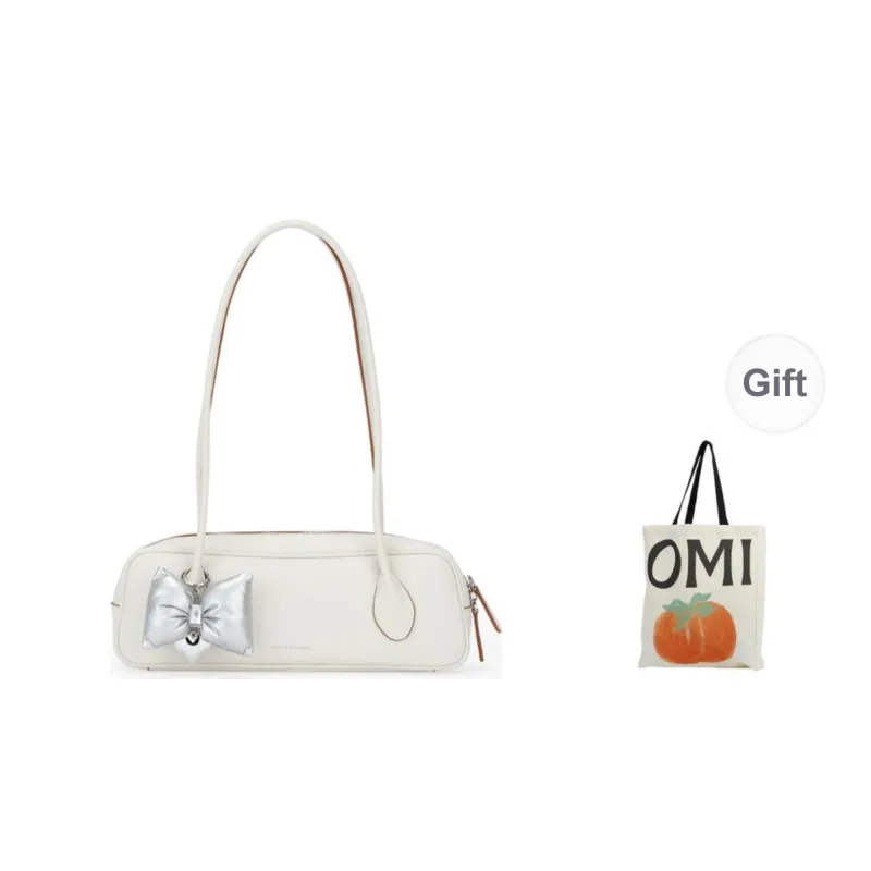 OMI Eco Friendly Synthetic Leather Handbags Shoulder Bags Regular Women's Black/White/Misty Blue/Amber Brown-5