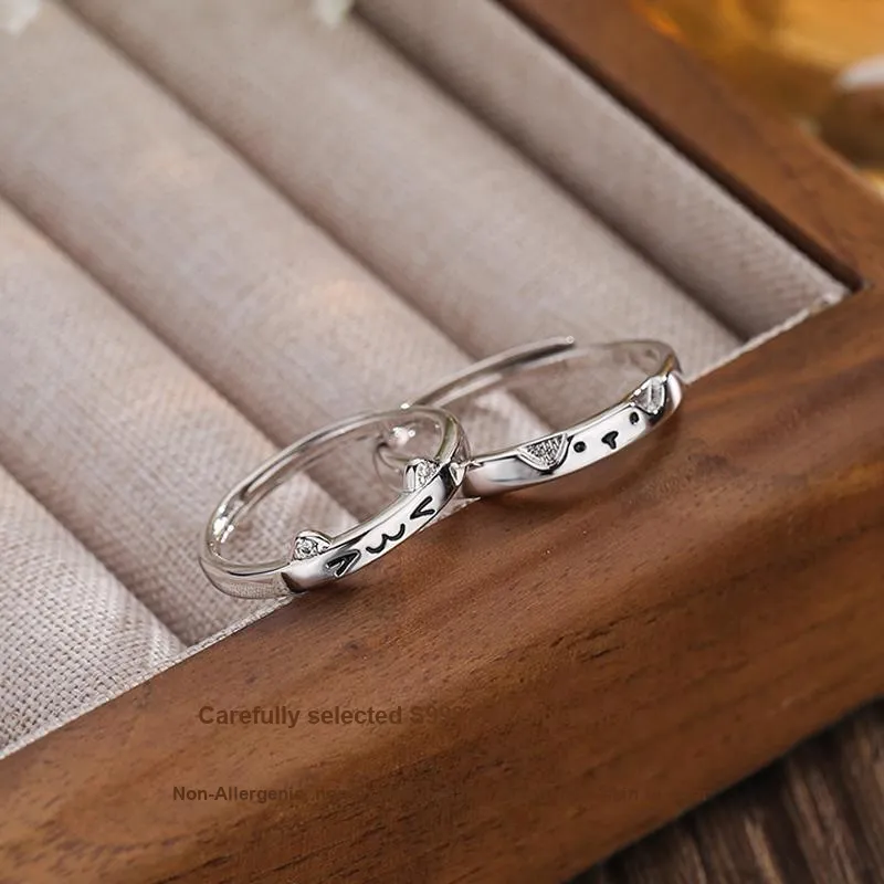 MISS TOOYA S999 Fine Silver Rings Unisex-2