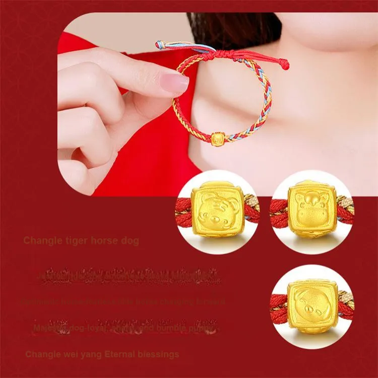 CHJ JEWELLERY Gold Bracelet Unisex-21