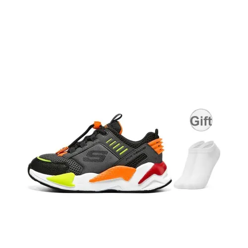 Skechers Ultrasurge Низкий Топ KIDS Lifestyle Shoes Черный Белый Оранжевый