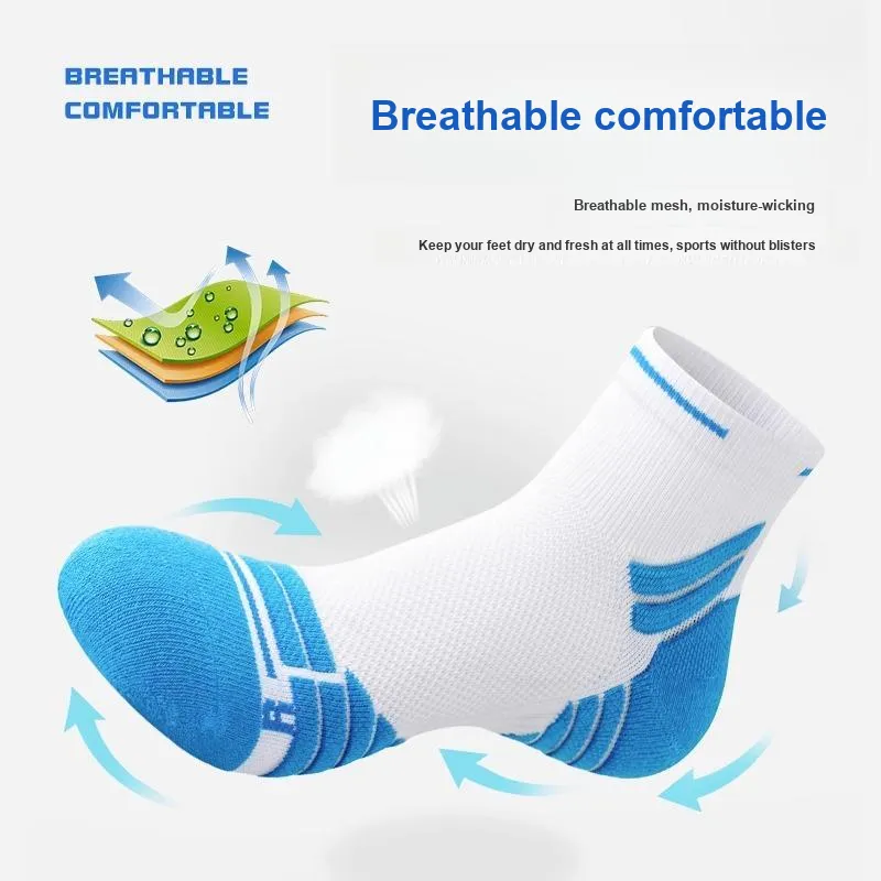 LUOLIAN Mid Calf Socks Men's 5 Pack-11