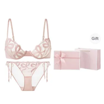 FREELASS Underwear Gift Box Women's Ribbon Pink