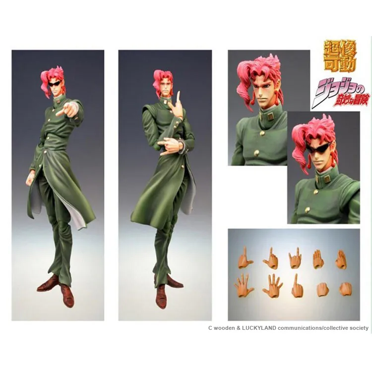 Medicos Super Action Statue JoJo's Bizarre Adventure Part 3 Stardust Crusaders Noriaki Kakyoin Chozokado Action Figure Green-1