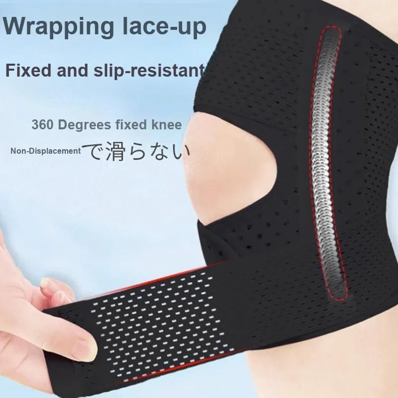NAILEKESI Knee Pads Polyester Elastane Running Mountaineering Cycling Soccer Basketball Fitness Unisex-3