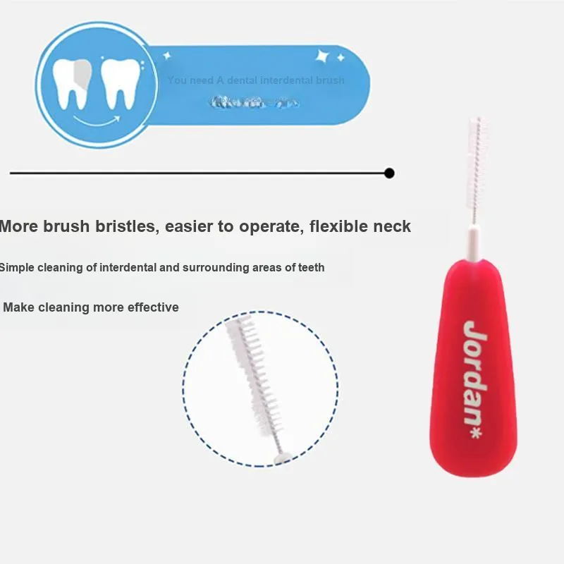 JORDAN Interdental Cleaning Interdental Brush Portable 10 Sticks-3