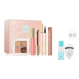네 가지 색상의 아이섀도우 005 + 아이래쉬 프라이머 01 + 아이라이너 리퀴드 펜 SF12 + 립 로션 W15