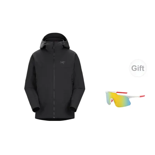 Arcteryx Windbreaker Jackets Men Black+Free Eyeglasses