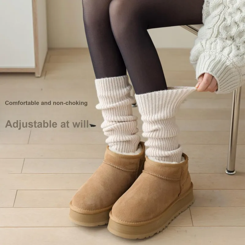 XXLLG Knee High Socks Women's 2 Pack-3