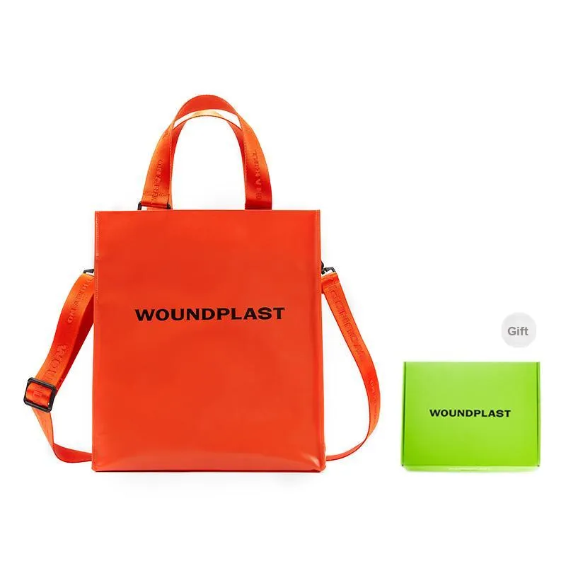 WPT PVC Totes Handbags Large Size Unisex Black-5
