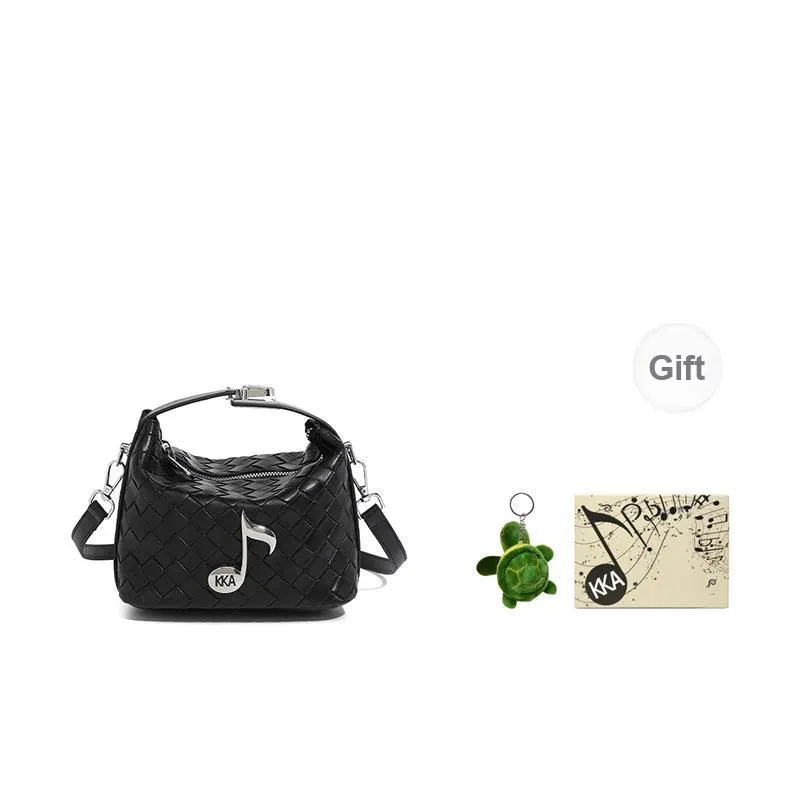 KKA PU Handbags Shoulder Bag Crossbody Bag Regular Women's Ecru/Black/Silver-9