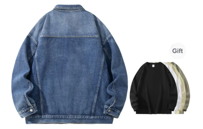 BOBBY ABLEY Denim Jacket Unisex-33