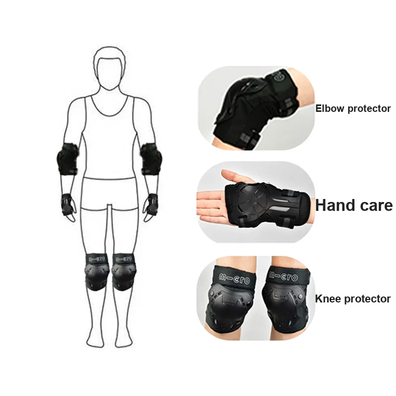 MICRO Roller Skating Protective Gears Unisex Six Piece Set-1