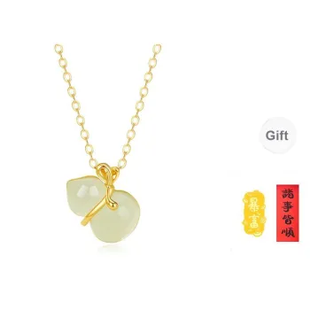 Zheng Tai Fook Chalcedony Necklaces Women's