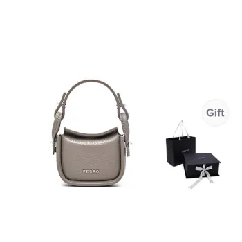 PEDRO Litchi Grain Top Grain Cow Leather Handbag Mini Women's Multicolor