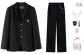 Gift Box (Deacon Kurosaki Suit+Suit Pants) Buy and Give Away Dust Bag+Badge+Trouser Chain+Tie