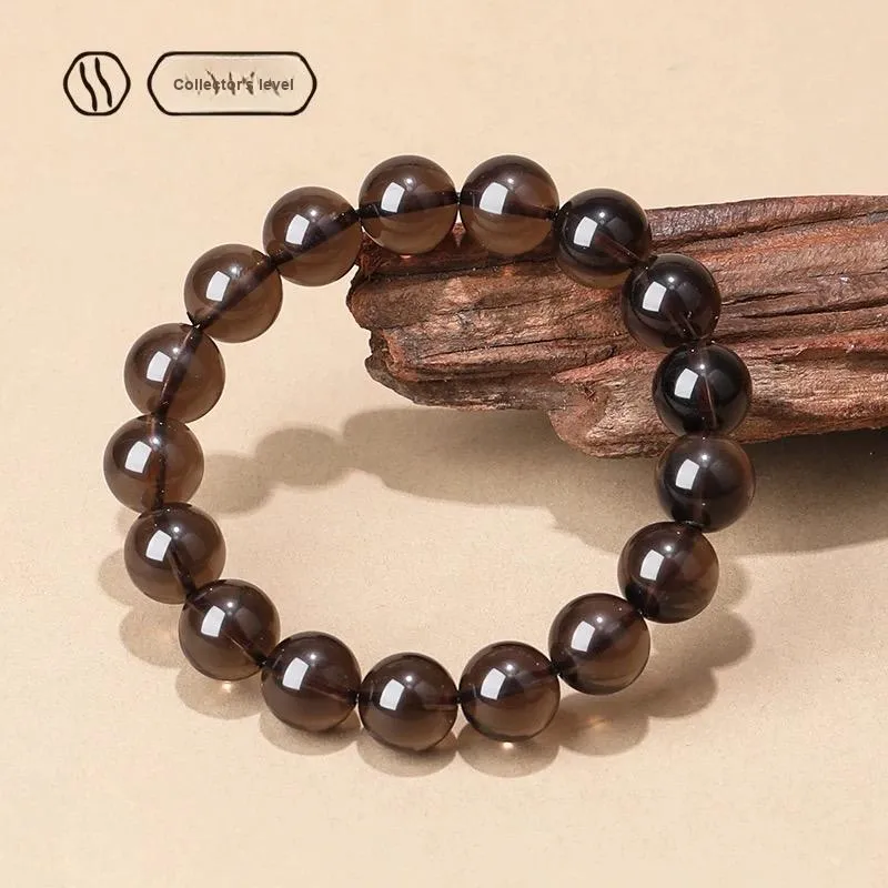 Stone On The Line Obsidian Jade Bracelets Unisex-3