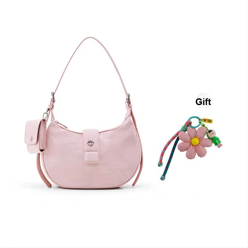HE BAO BAO Crossbody Bag Shoulder Bag PU Magnetic Closure Versatile Casual Women's