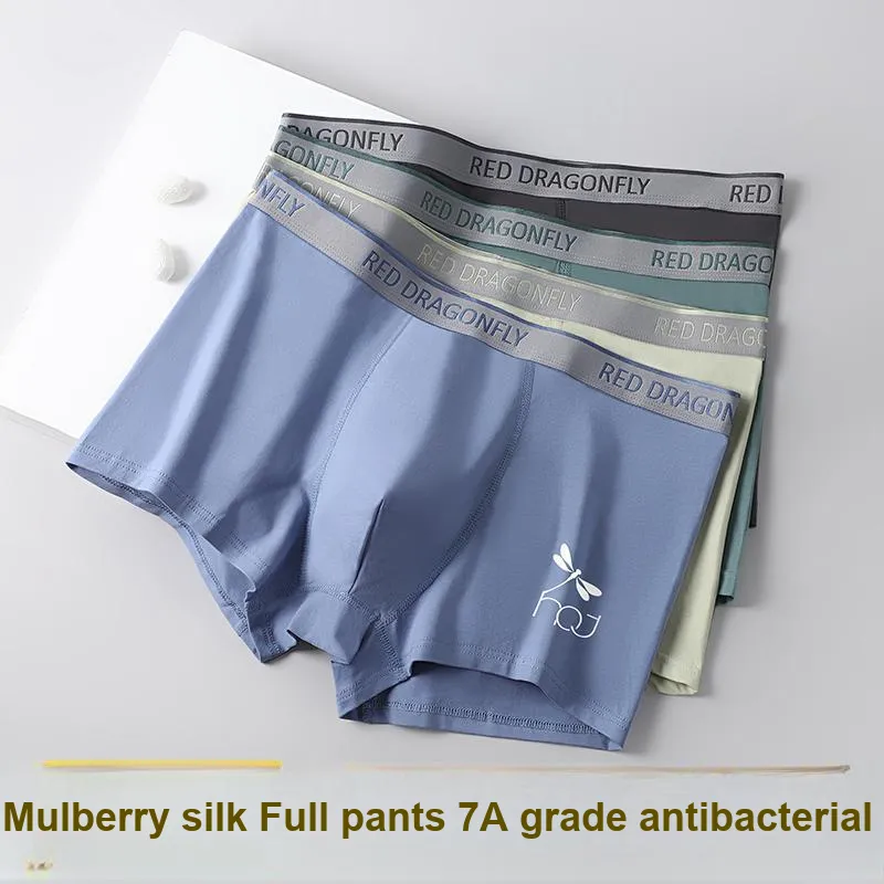 RED DRAGONFLY Cotton Panties Men's 4 Pack Gift Box Set-6