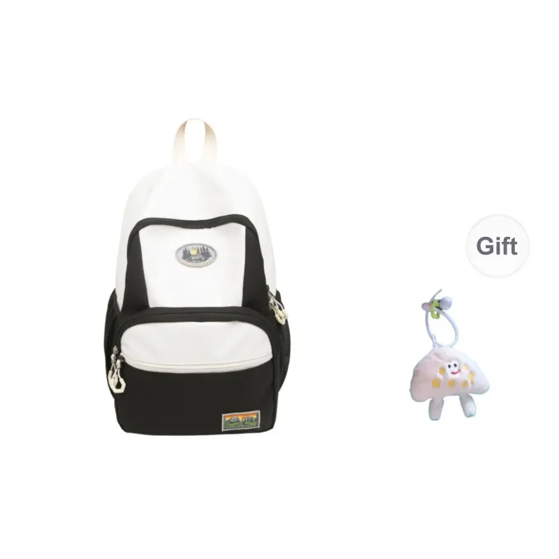 URBAN FOREST Nylon Backpack Regular Unisex Blue/Pink/Khaki/Black-16