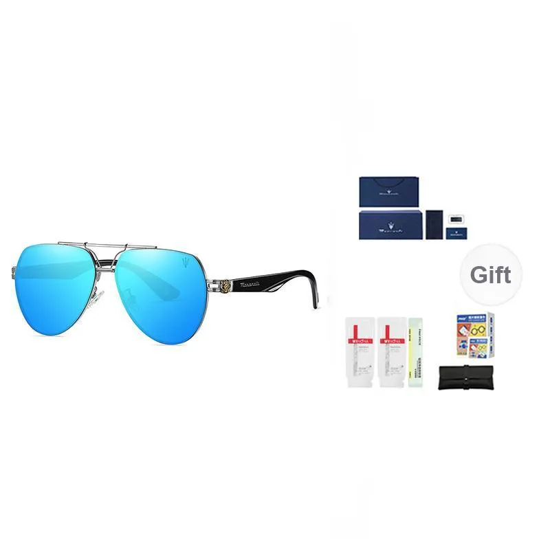 Maserati Irregular Shape Sunglasses Unisex-10