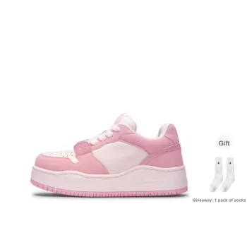 WANDER AROUND Low Top Skateboard Shoes Women's Pink