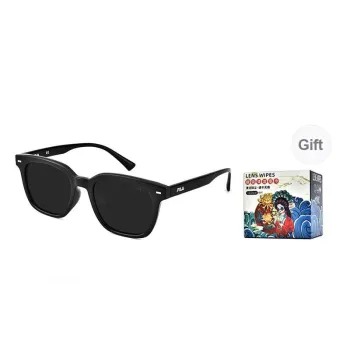 FILA Plate Frame Square Sunglasses Unisex