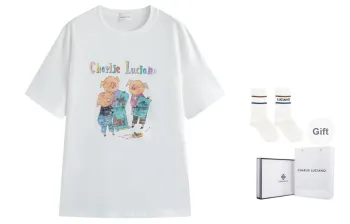 Charlie Luciano T Shirts Unisex White Box+Socks