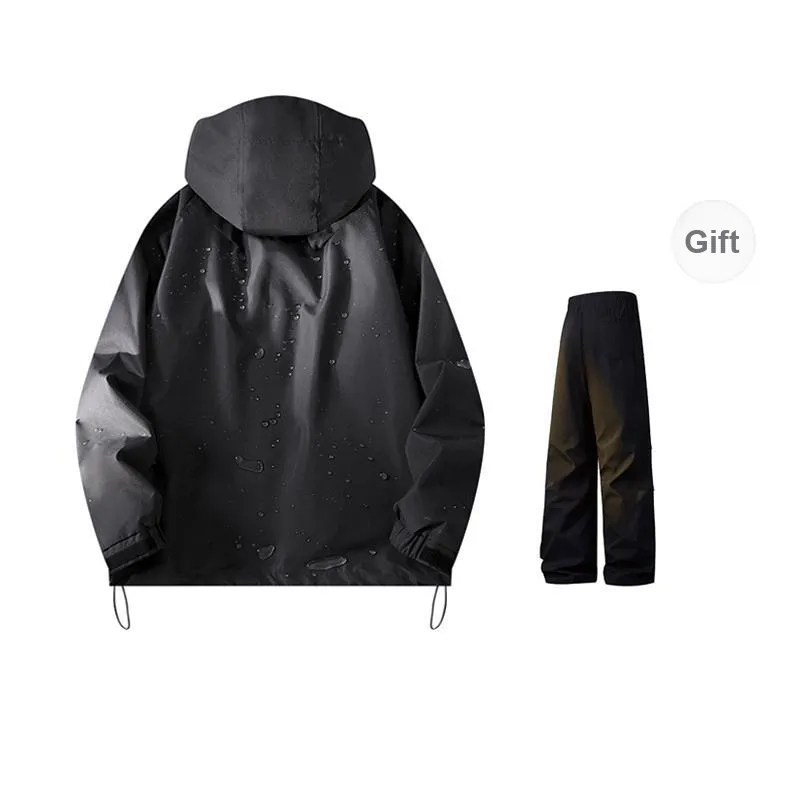 Lafetto Waterproof And Windproof Windbreaker Jacket Unisex-19